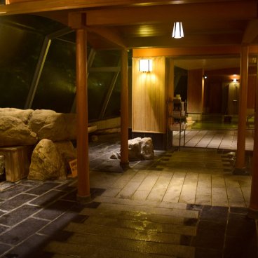Atsumi Onsen Bankokuya (Tsuruoka), Baths area