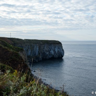 Abashiri (Hokkaido), View on Cape Notoro and its lighthouse