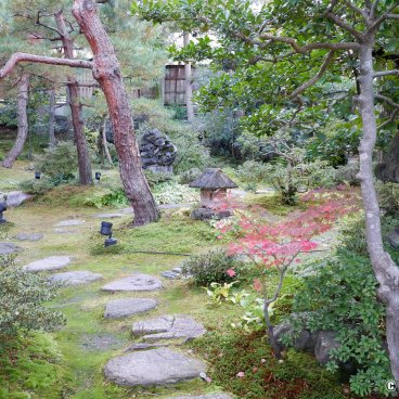 Gyokusen-en (Kanazawa), View on the Japanese garden in autumn 3