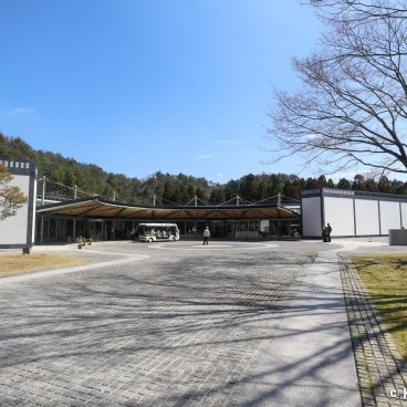 Miho Museum, Entrance of the Reception Pavilion