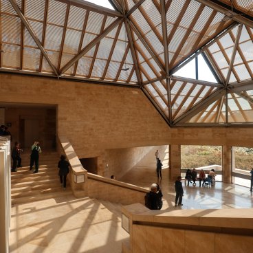 Miho Museum, Inside view of the permanent collections' building 2