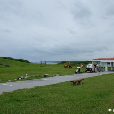 Higashi-Hennazaki Cape (Miyako-jima), Parking area at the end of the island
