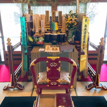 Choraku-ji temple (Adachi ward, Tokyo), Altar set up for Obon 2