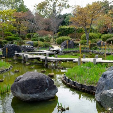 Daisen Park (Sakai, Osaka), Stilt path in the Japanese garden