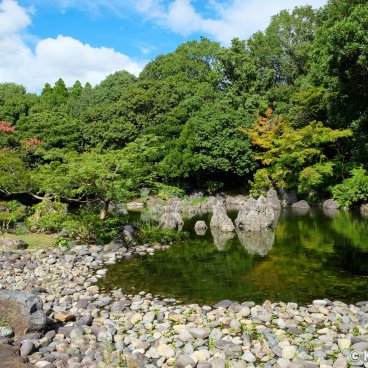 Expo'70 Park (Osaka), Pond in the Japanese garden 2