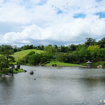 Expo'70 Park (Osaka), Pond in the Japanese garden
