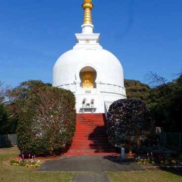 Ryuko-ji (Enoshima), White Stupa