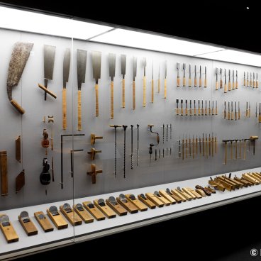 Takenaka Carpentry Tools Museum (Kobe), Exposition of tools for woodworking in the Edo period