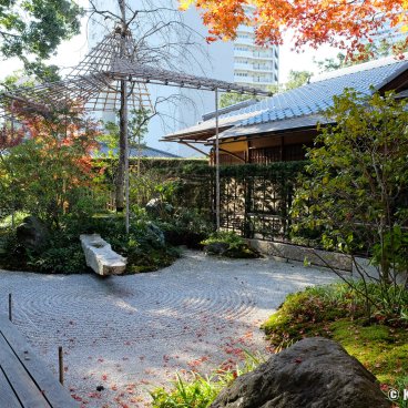 Kobe (Hyogo), Japanese garden at Takenaka Carpentry Tools Museum