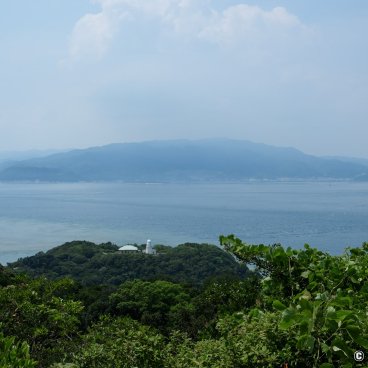 Tomogashima (Wakayama), Panorama from Mount Takanosu's Observatory on Okinoshima Island