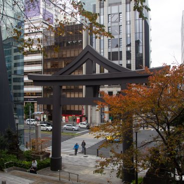 Hie-jinja (Tokyo), Great torii gate at a secondary entrance of the shrine