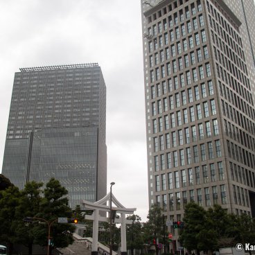 Hie-jinja (Tokyo), Great Sanno Torii gate at the main entrance of the shrine