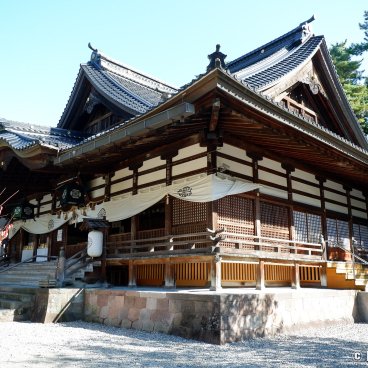 Oyama-jinja (Kanazawa), Hall of worship Haiden 2