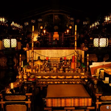 Tanukidani-san Fudo-in (Kyoto), Fudo Myoo statue 2