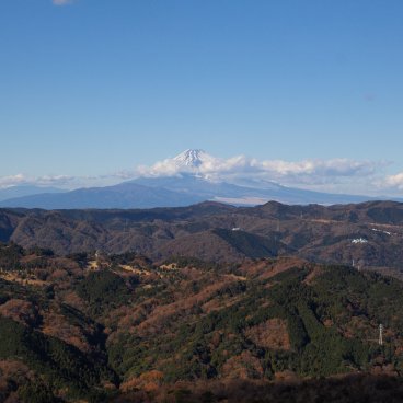 Mount Omuro (Izu Peninsula), View on Mount Fuji