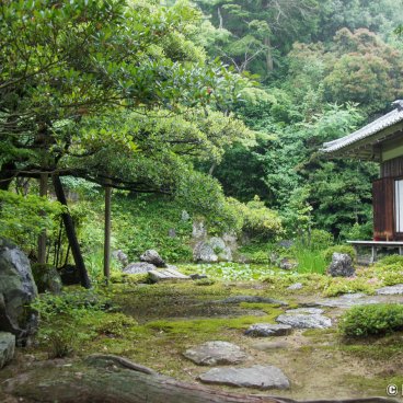 Joju-ji (Kyoto), View on the temple's Japanese garden