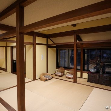 Miyama Sanso (Kurokawa Onsen), Tatami room to access the shared onsen baths