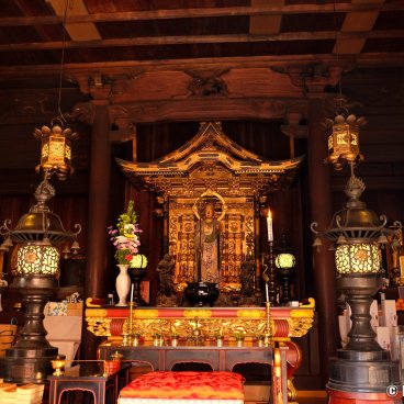Sekizan Zen-in (Kyoto), Altar and Jizo-do statue