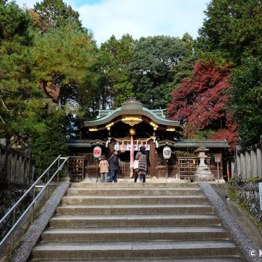 Shisen-do (Kyoto), Hachida-jinja shrine's main pavilion