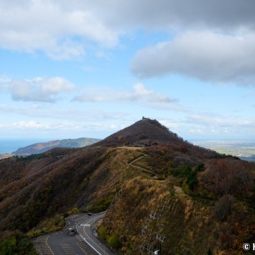 Yahiko-jinja, Autumn panorama from Mount Yahiko