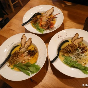 Ramen Toride Kenkyujo, Ramen noodles servings