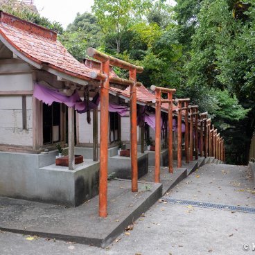Sumoto Castle (Awaji), Hachioji-jinja shrine