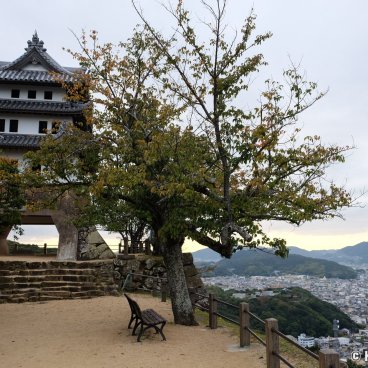 Sumoto Castle (Awaji), Keep and observation deck on the city