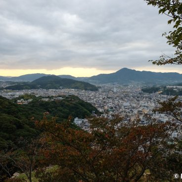 Sumoto Castle (Awaji), Panoramic view on the city