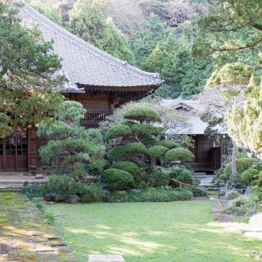 Daibutsu Hiking Trail (Kamakura), Jufuku-ji temple along the path 4