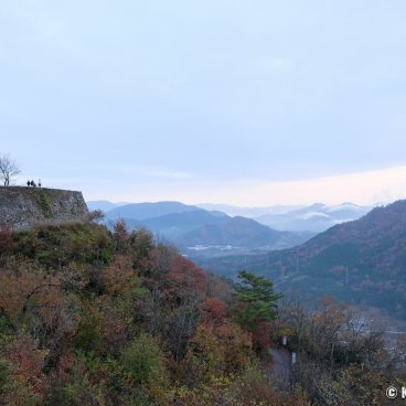 Takeda Castle Ruins, Sunrise in November