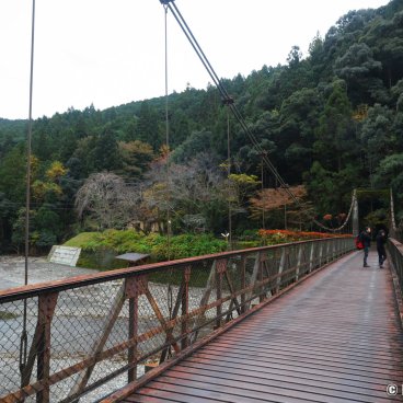 Kawayu Onsen Fujiya (Kumano Kodo), View from a bridge crossing the Oto River