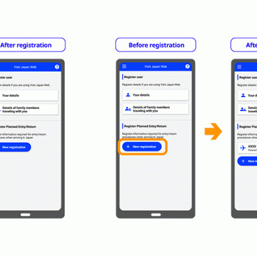 Tutorial to log in and register on Visit Japan Web