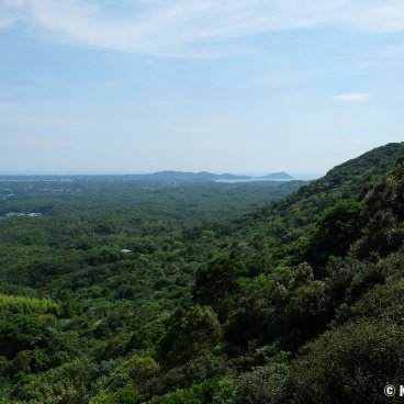 Yokoyama Observatory, Panoramic view on the south of Shima peninsula