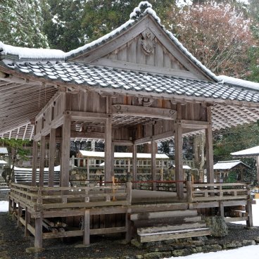 Miyama (Kayabuki no Sato), Pavilion at Chii Hachiman-jinja shrine