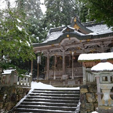 Miyama (Kayabuki no Sato), Pavilion at Chii Hachiman-jinja shrine 2