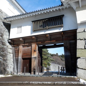 Nihonmatsu (Fukushima), Minowa Gate in the restored part of the castle