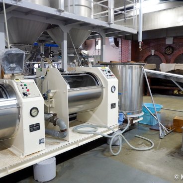 Daishichi (Fukushima), Tour of the sake brewery's workshop