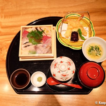 Kibizen (Okayama), Yumeji sushi course