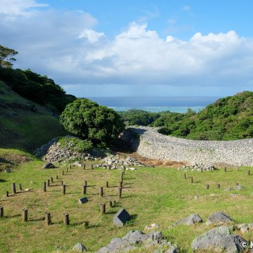 Nakijin Castle (Okinawa Honto), Archaeological remains of former pavilions