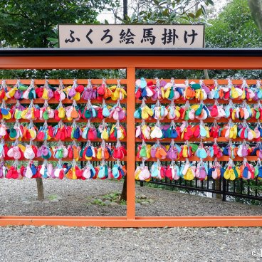 Hikawa-jinja (Saitama), Bagged ema plates Fukuro ema