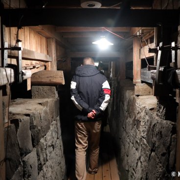 Yamaga, Yachiyo-za theater's underground passages