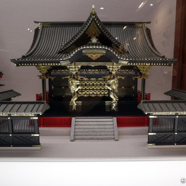 Yamaga, Miniature temple at the Lanterns Folk Crafts Museum