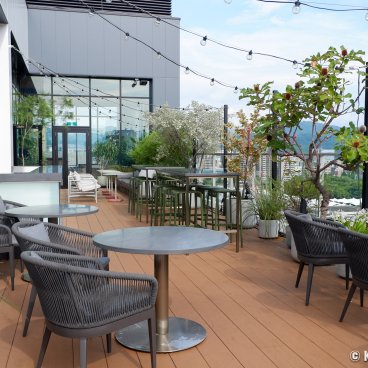 The Knot Hiroshima, Bar Kei on the hotel's rooftop