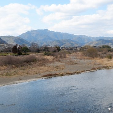 Matsunoo Taisha (Kyoto), View on the Katsura River near the shrine