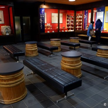 Matsunoo Taisha (Kyoto), Exhibition at the Sake (Nihonshu) Museum