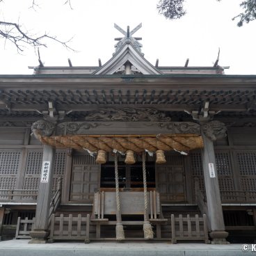 Takayama Inari-jinja (Aomori), Worshipping hall Haiden 2