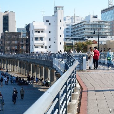 Yamashita Park (Yokohama), Access from Minato Mirai 21 port area 2