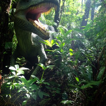 Dino Park (Nago, Okinawa), Dinosaurs replicas in Yanbaru Forest 4
