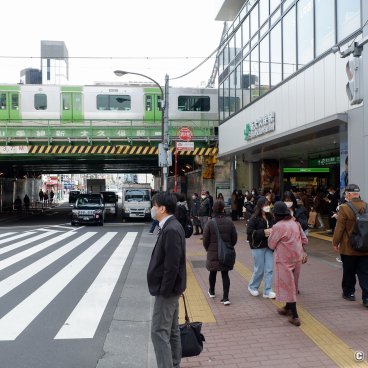 Shin-Okubo (Shinjuku), North exit of the JR station