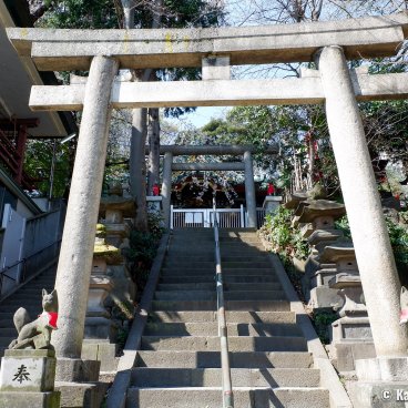 Oji (Tokyo), Torii gate at Oji Inari-jinja shrine